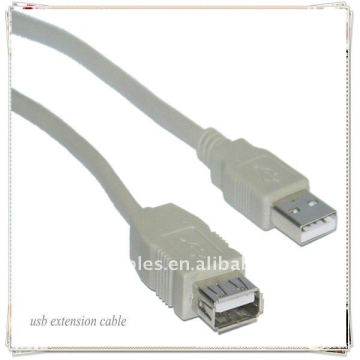 Высококачественный USB-удлинитель USB am to af cable beige standard 2.0 ПК и Mac Совместимость